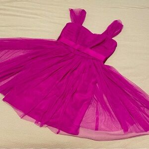 White by Vera Wang purple dress.